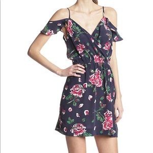 Joie floral off the shoulder Sari dress
